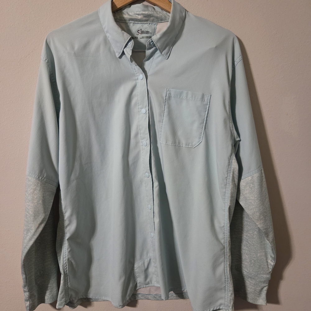 World Wide Sportsman Men's Sky Blue Shirt